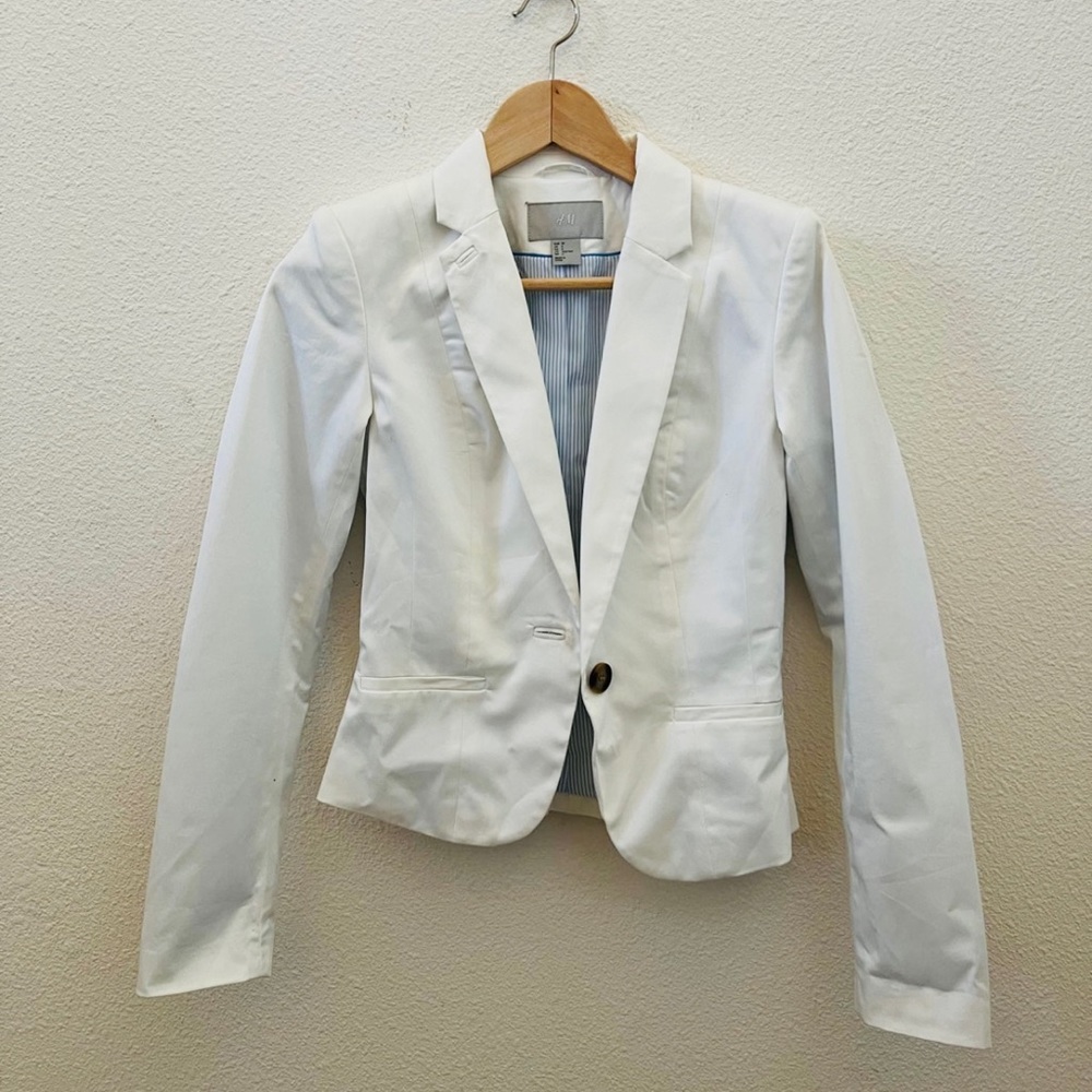 White Woman’s Blazer H& M